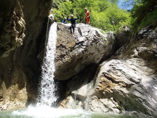 descenso de barrancos dolomitas italia ciolesan guia