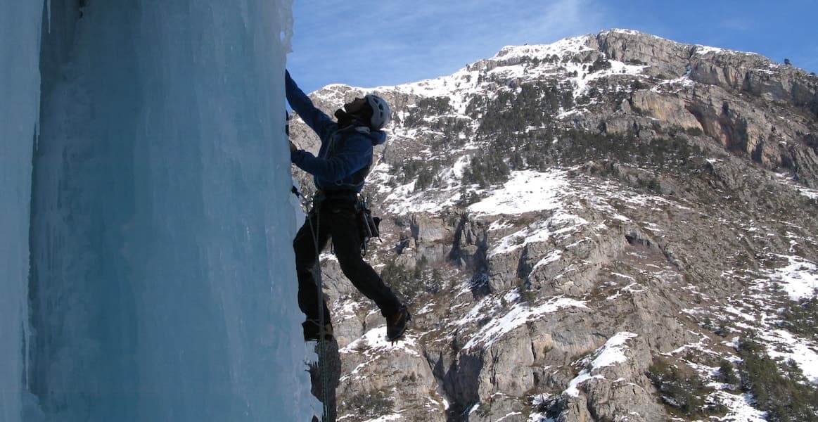 escalada en hielo fournel les viollins