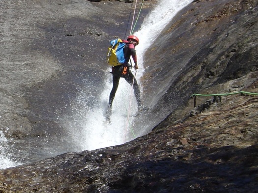 guia descenso barrancos pirineos curso iniciacion