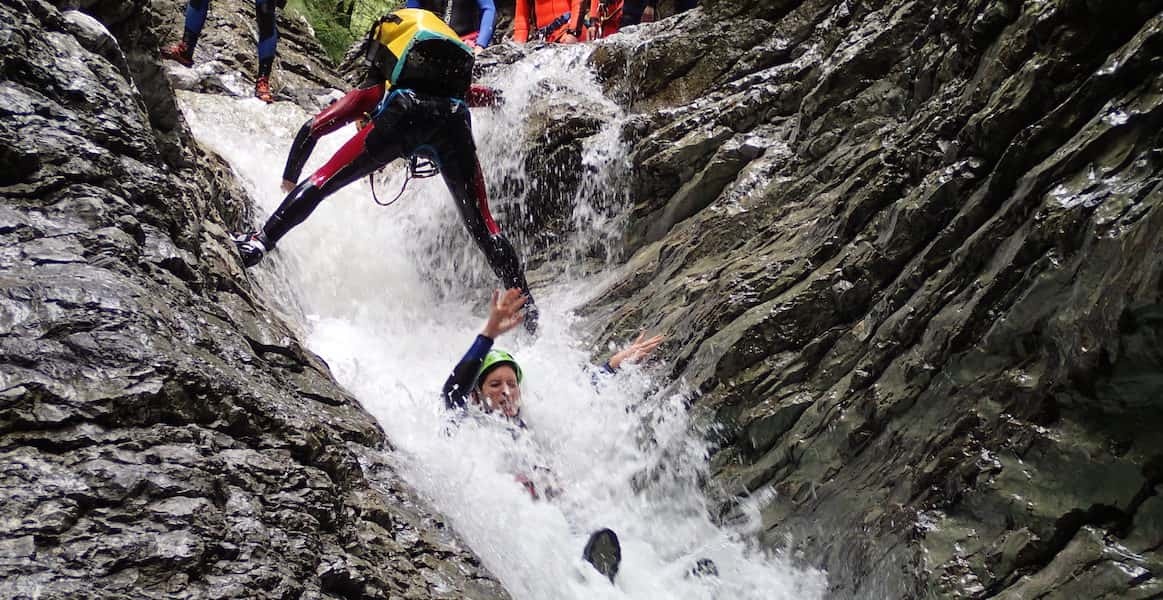 guia descenso de barrancos dolomitas barranco ciolesan